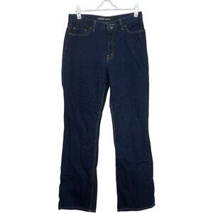 VTG NAUTICA Womens Dark Wash Boot Cut Blue Jeans Size 12x32 Inseam Style 13P438